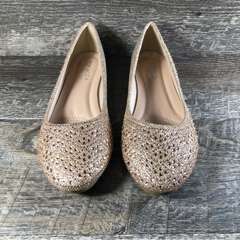 WOMEN'S BALLERINA FLATS (BRUCE-1) - Picture 6 of 9